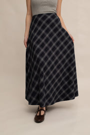 Revee Plaid A-Line Skirt
