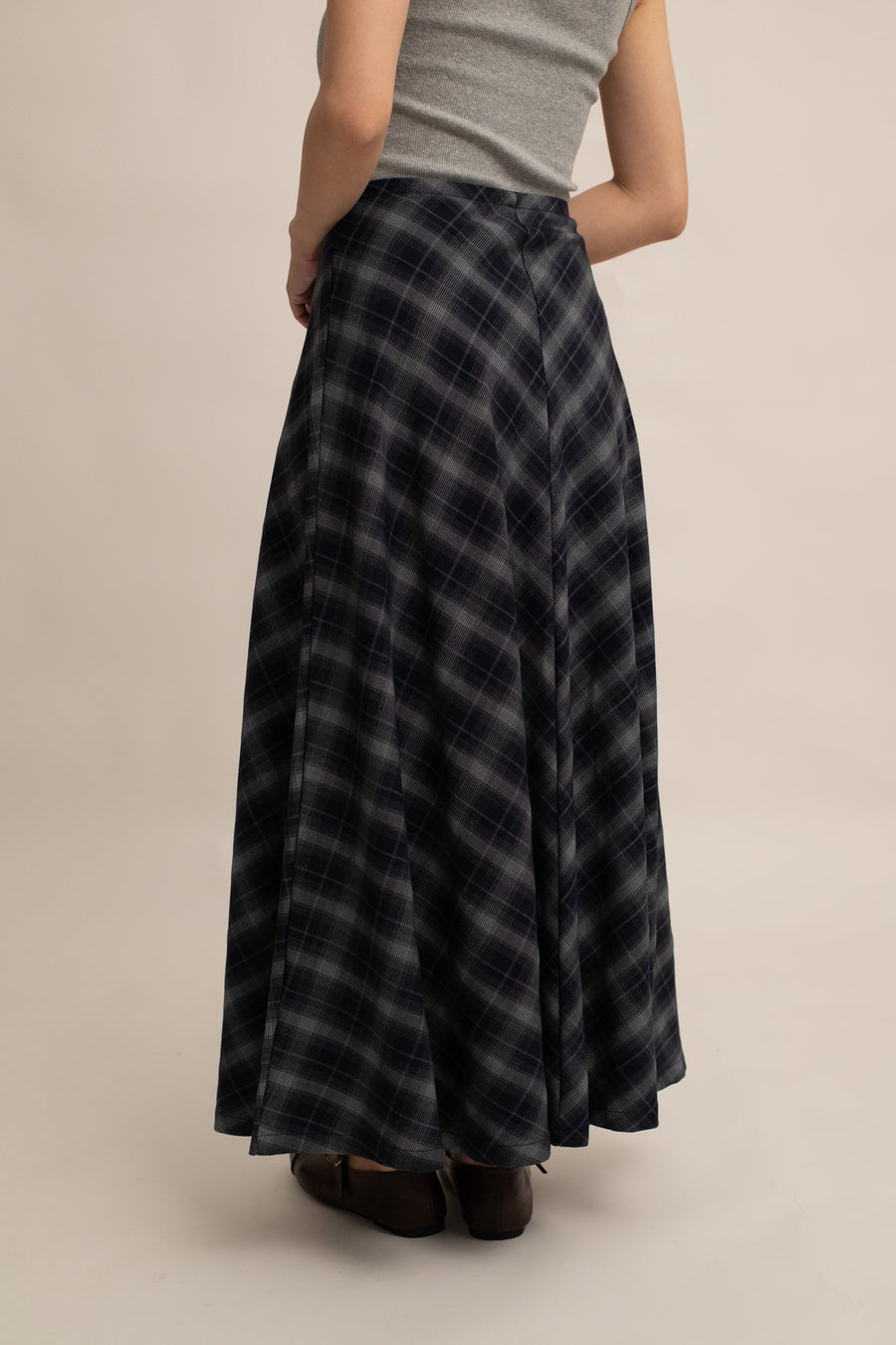 Revee Plaid A-Line Skirt