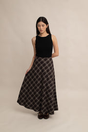 Revee Plaid A-Line Skirt