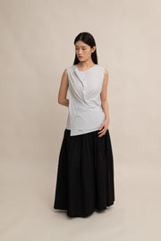 Tara Button Top