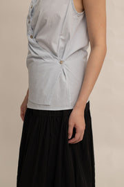 Tara Button Top