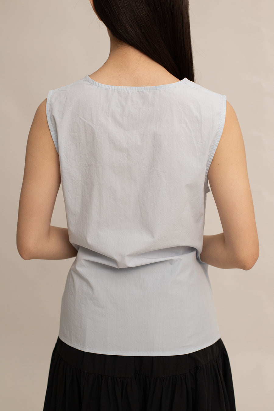 Tara Button Top