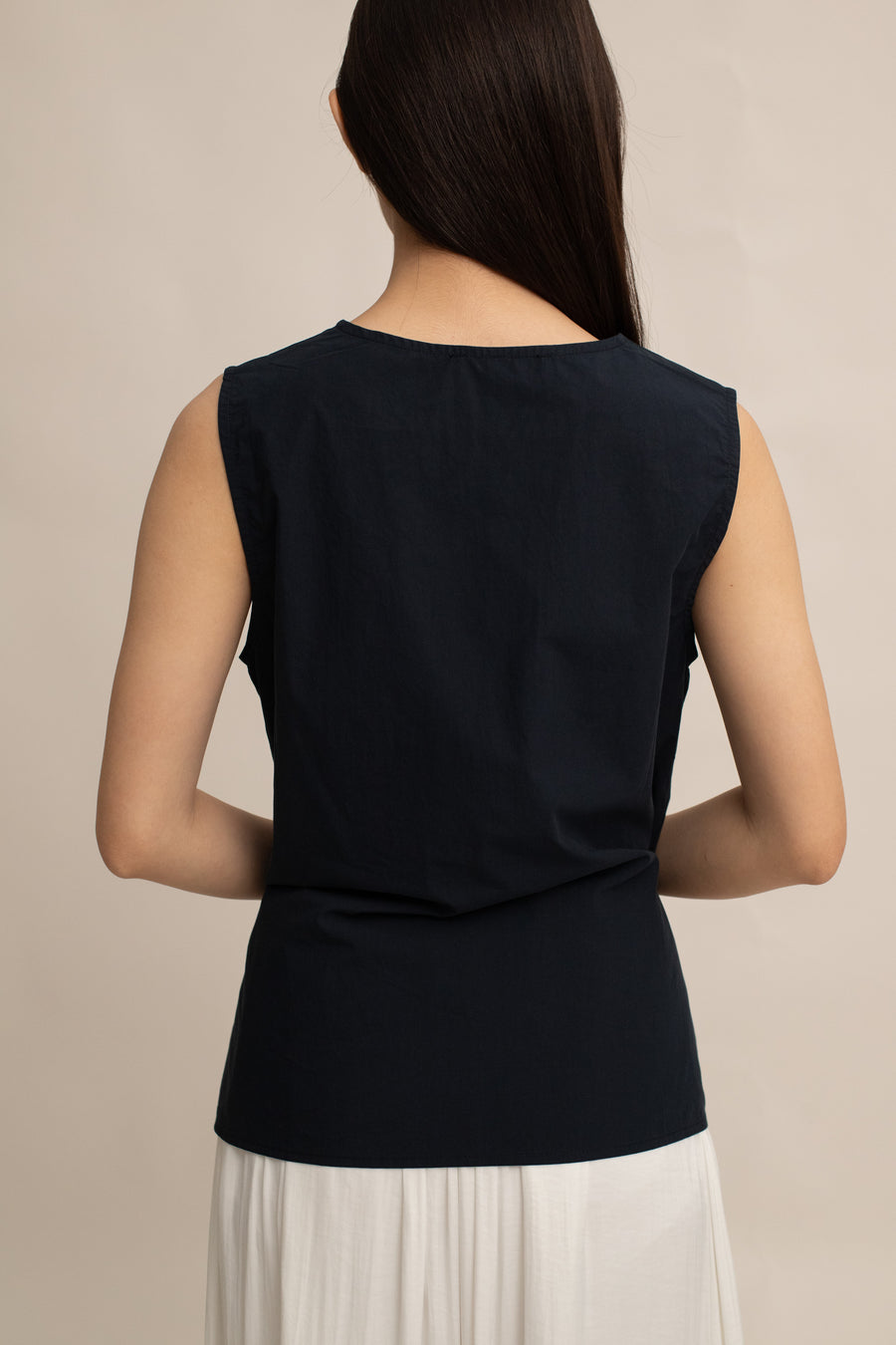 Tara Button Top