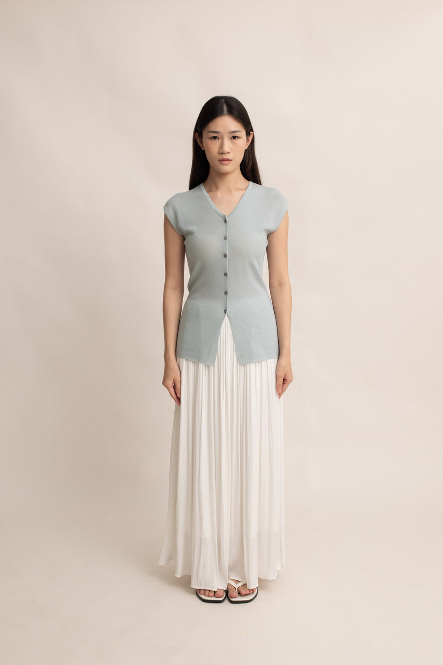 Teddy Soft Knit Tie Vest