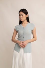 Teddy Soft Knit Tie Vest