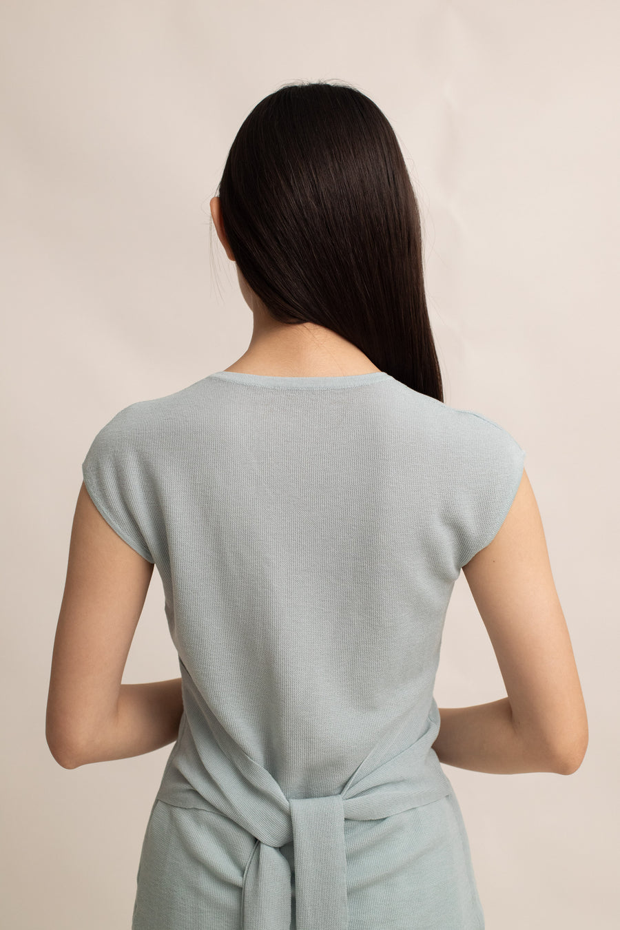 Teddy Soft Knit Tie Vest