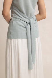 Teddy Soft Knit Tie Vest