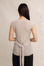 Teddy Soft Knit Tie Vest
