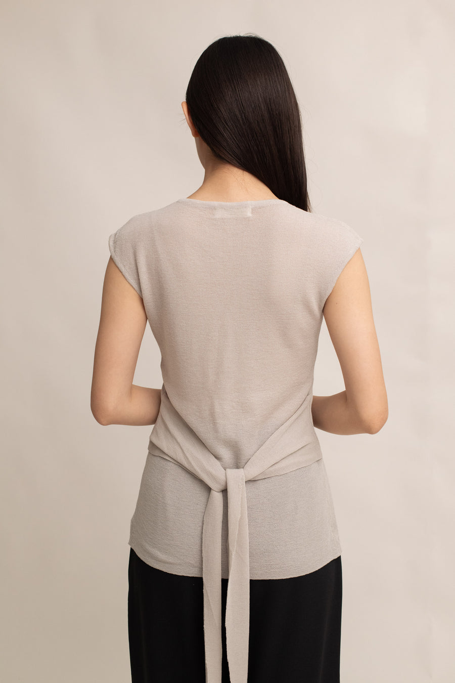 Teddy Soft Knit Tie Vest