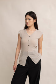 Teddy Soft Knit Tie Vest
