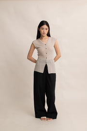 Teddy Soft Knit Tie Vest