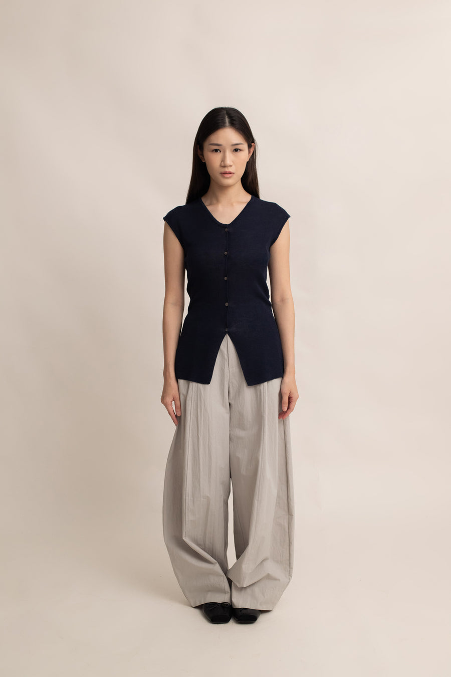 Teddy Soft Knit Tie Vest