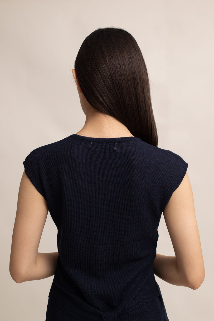 Teddy Soft Knit Tie Vest
