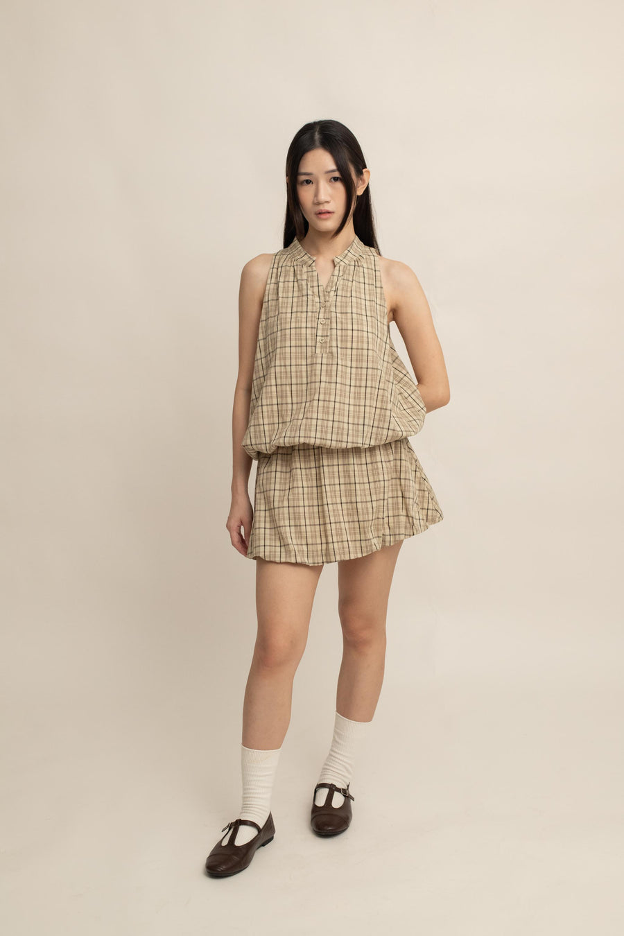Thea Checked Dress