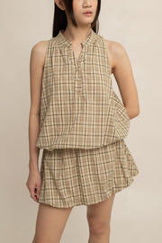 Thea Checked Dress