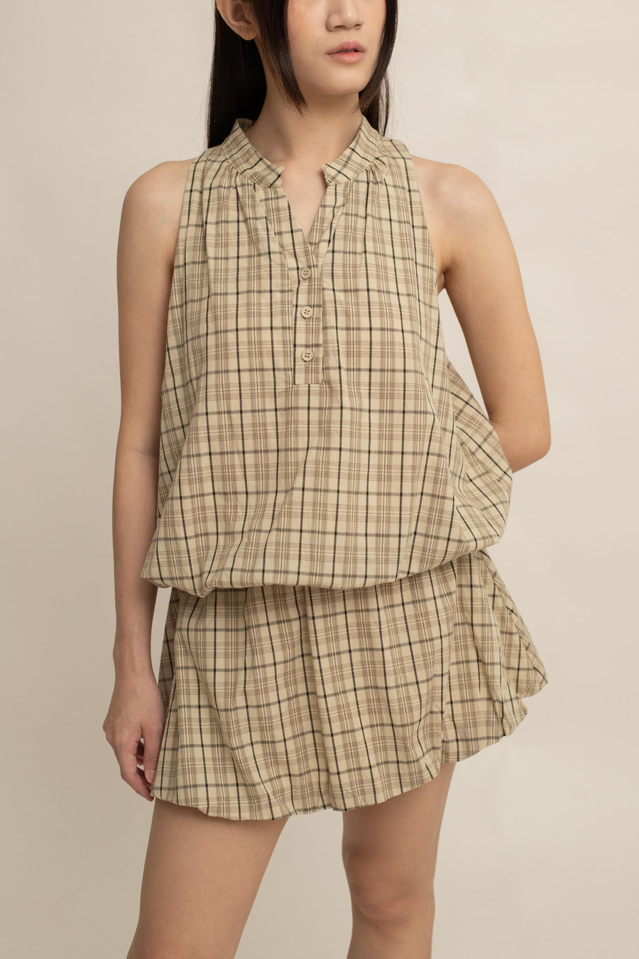 Thea Checked Dress