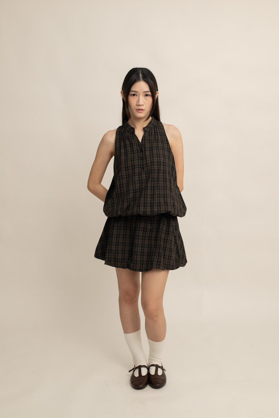 Thea Checked Dress
