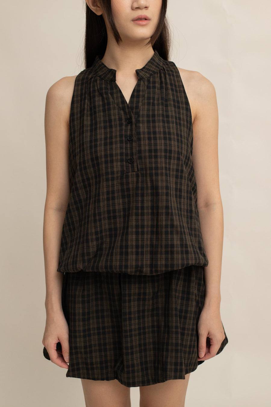 Thea Checked Dress