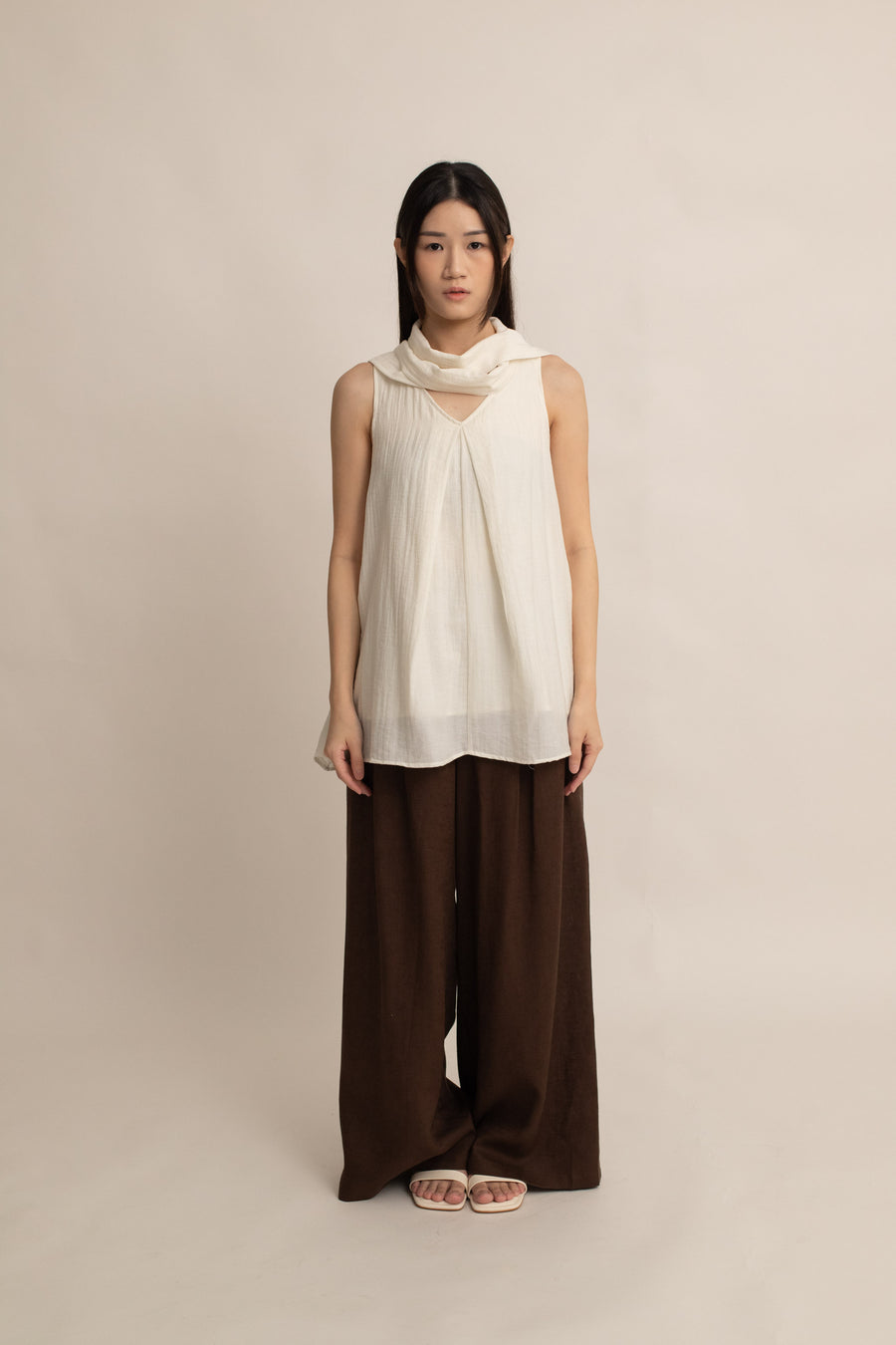 Vanessa Tie-Front Top