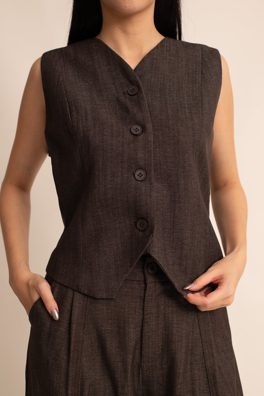 Varelle Linen Vest