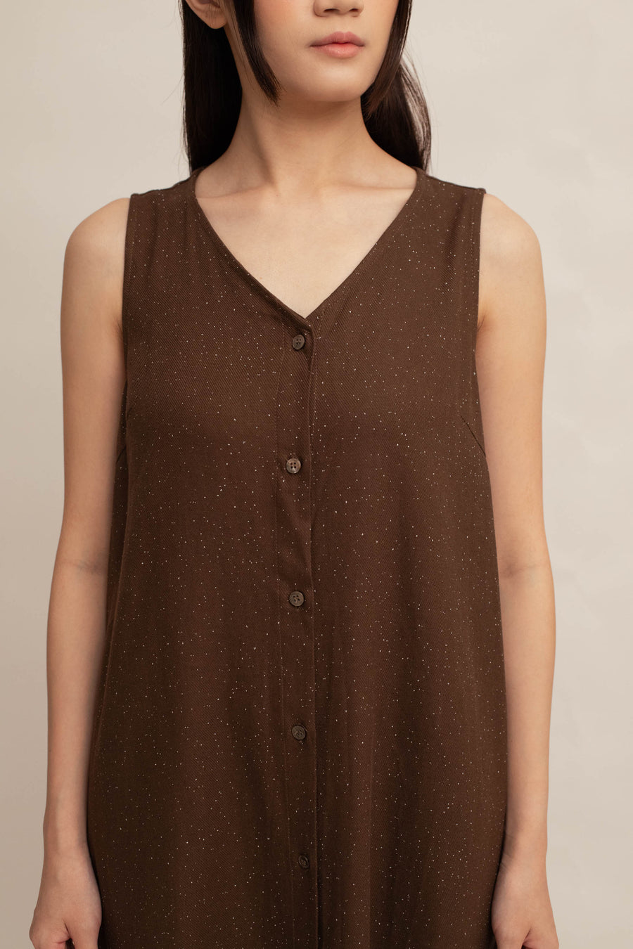 Viola Button Dress