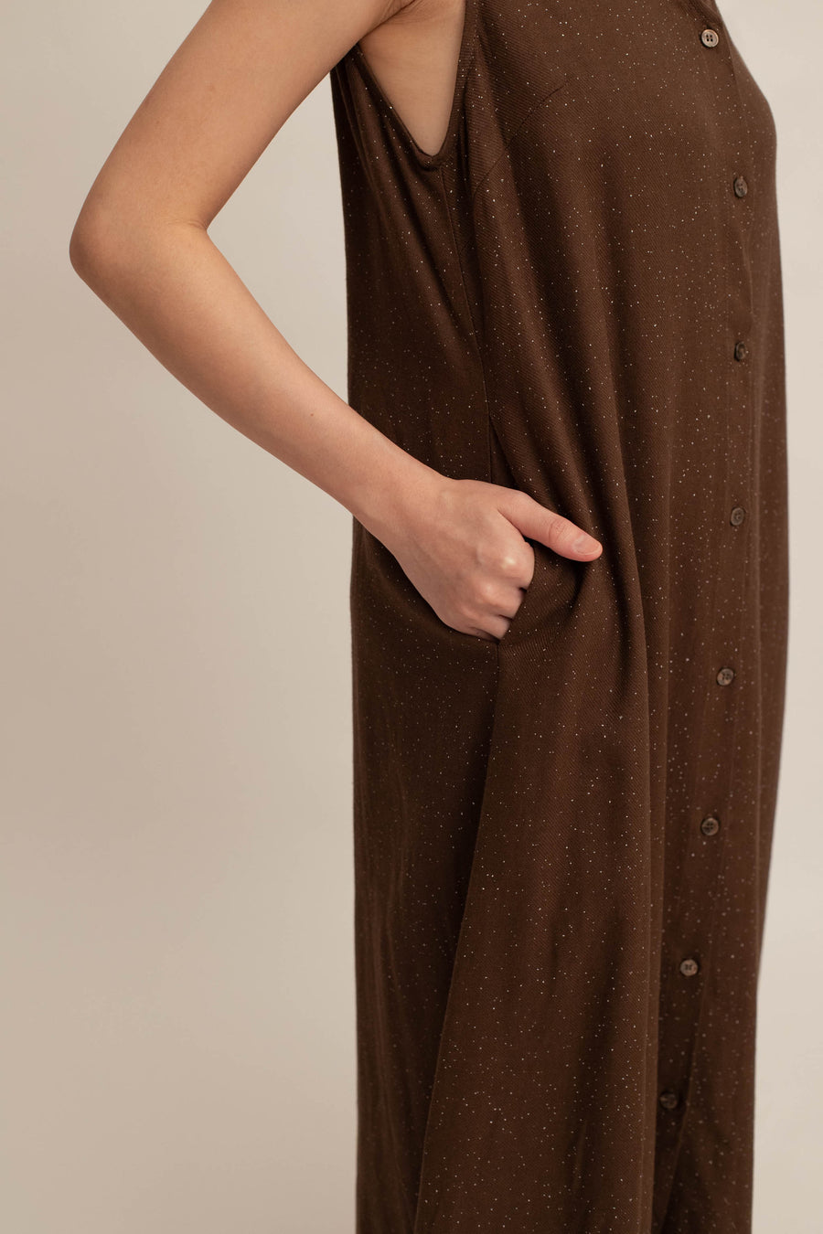 Viola Button Dress
