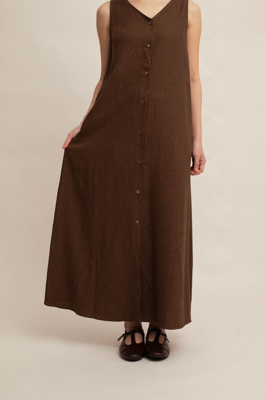 Viola Button Dress