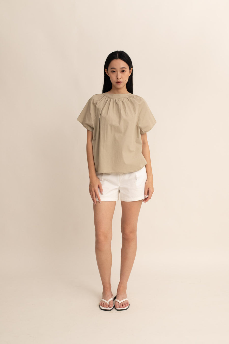 Vreni Button Top