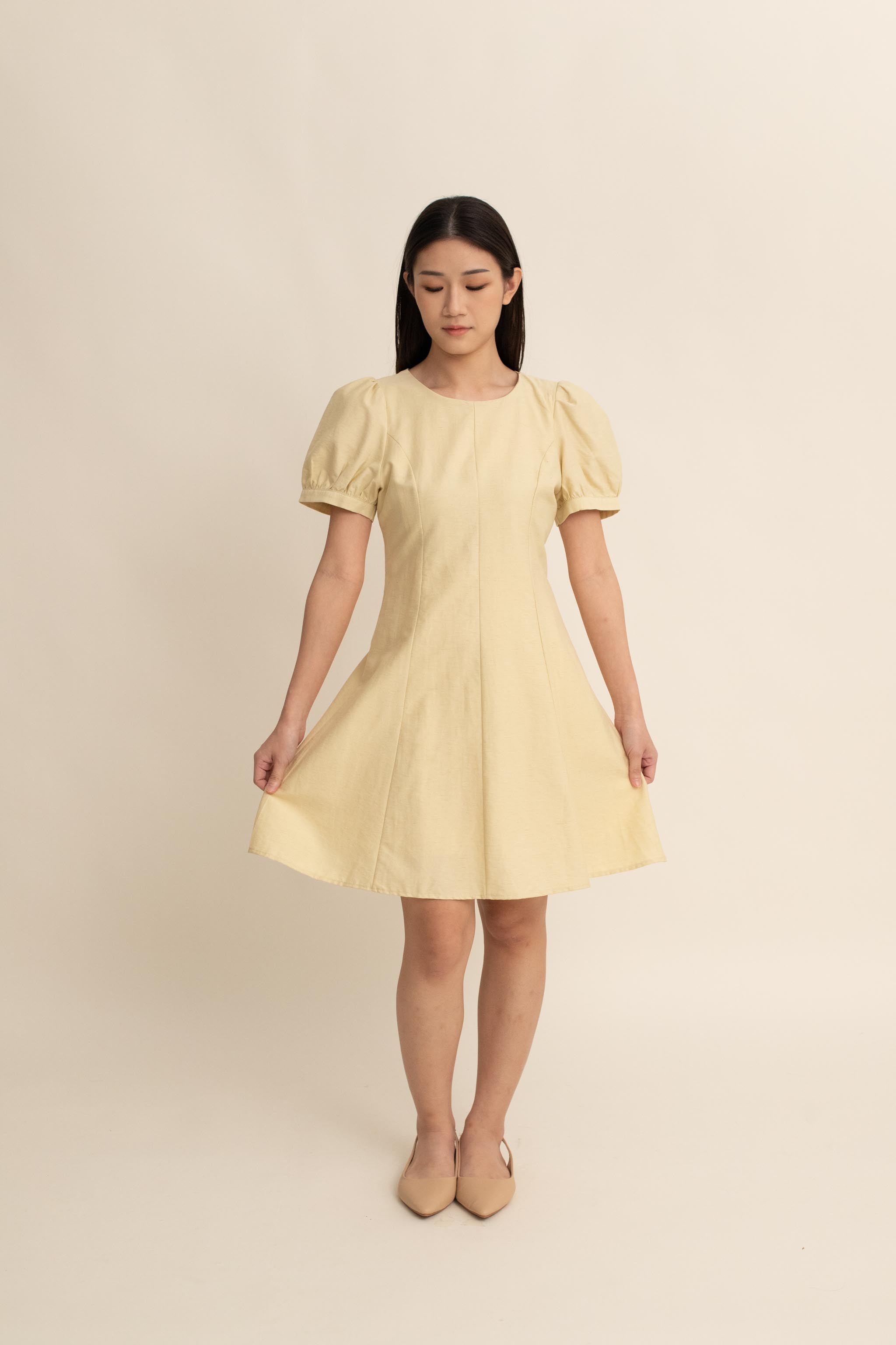 Arietta Puff Sleeve Dress