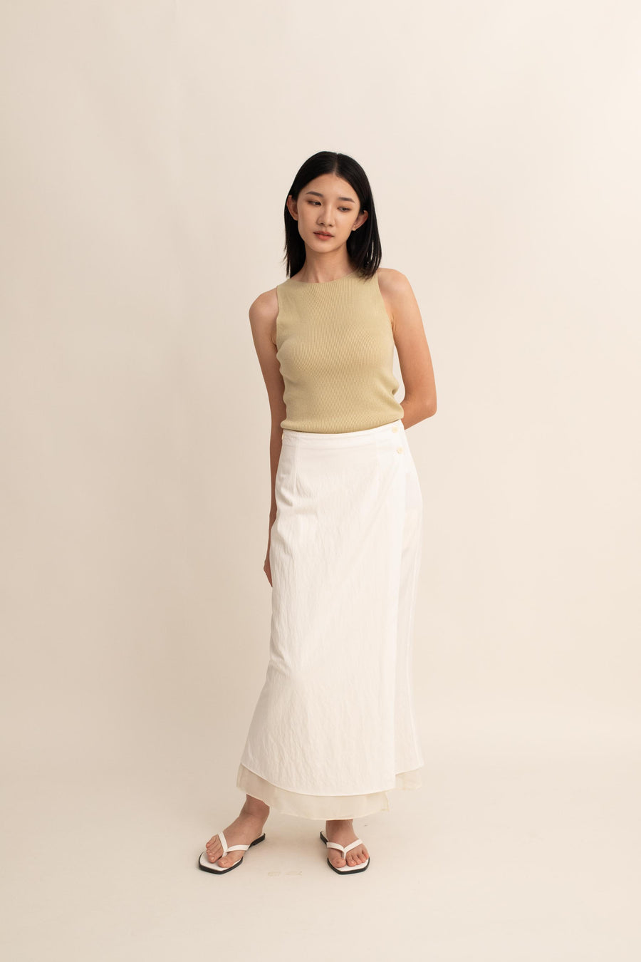 Capri Tie-front Skirt