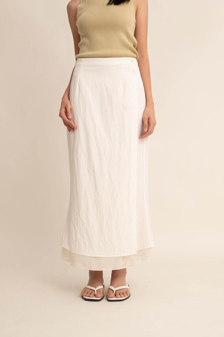 Capri Tie-front Skirt