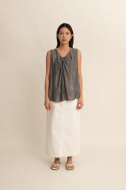 Delphine Knot Front Top