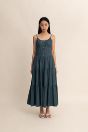 Julietta Tiered Denim Dress