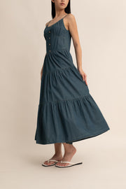 Julietta Tiered Denim Dress
