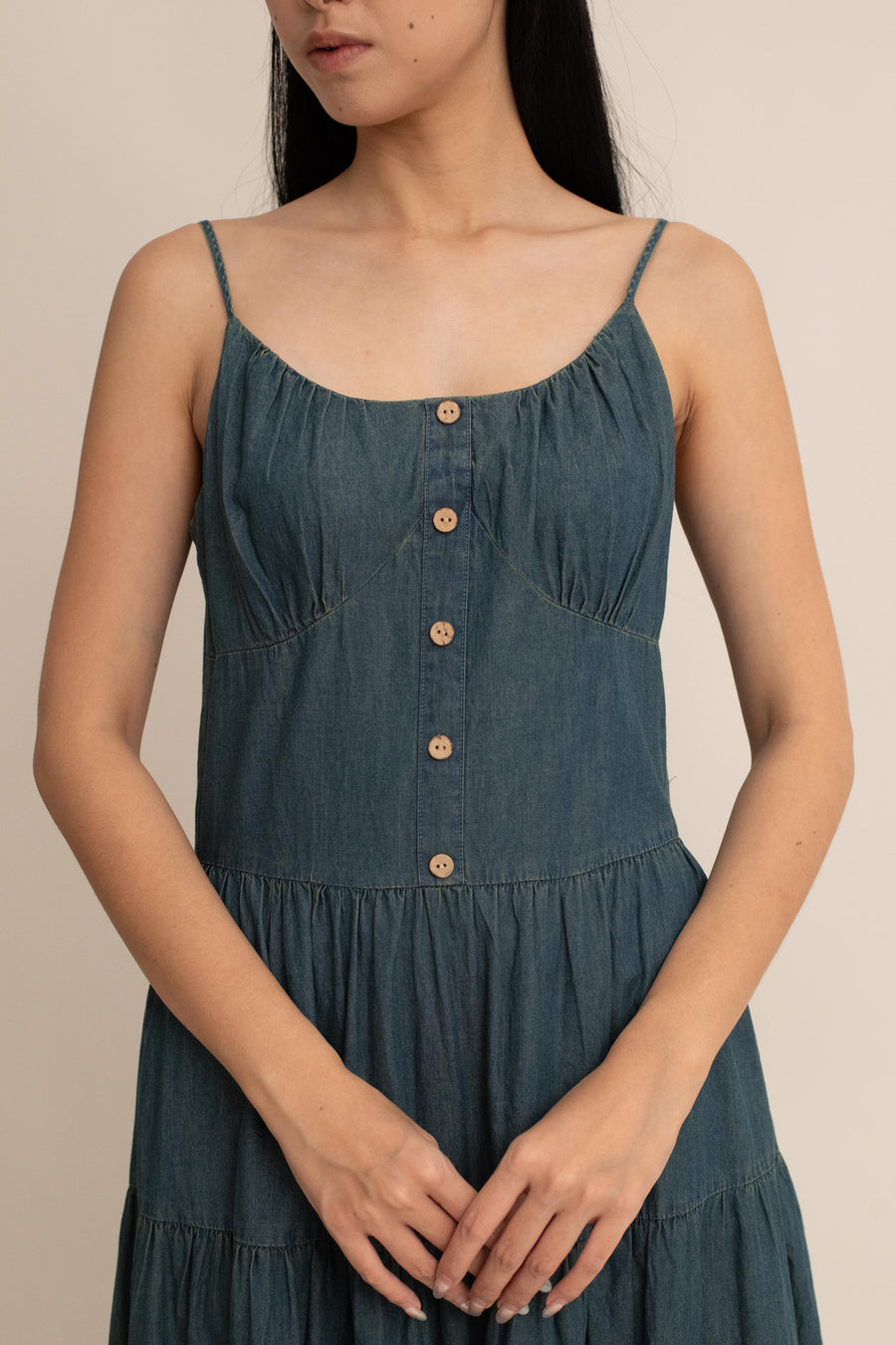 Julietta Tiered Denim Dress