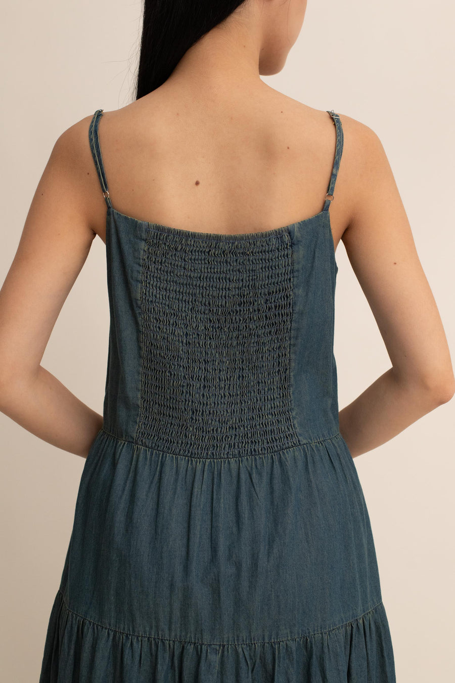 Julietta Tiered Denim Dress