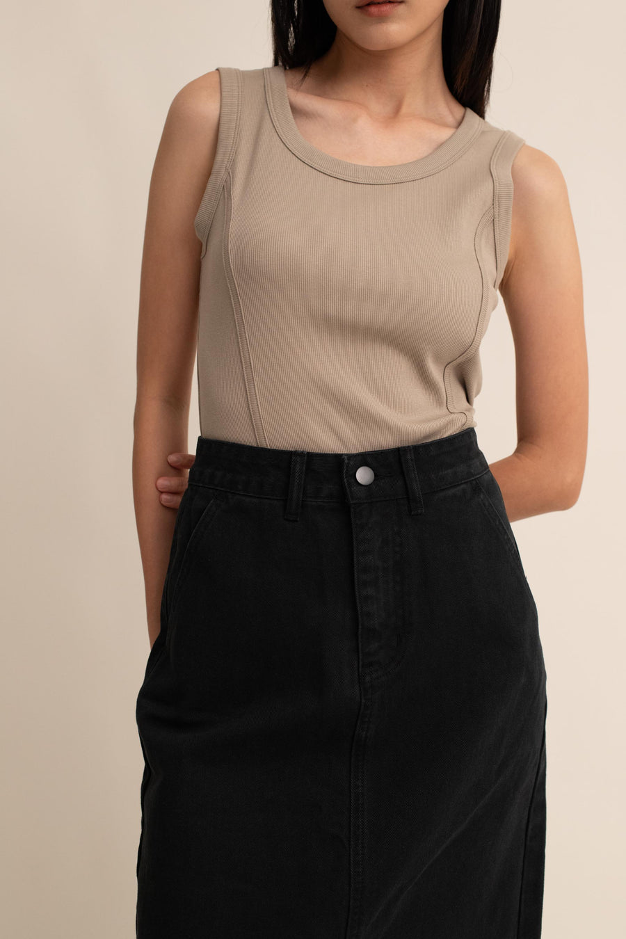 Keira Denim Pencil Skirt