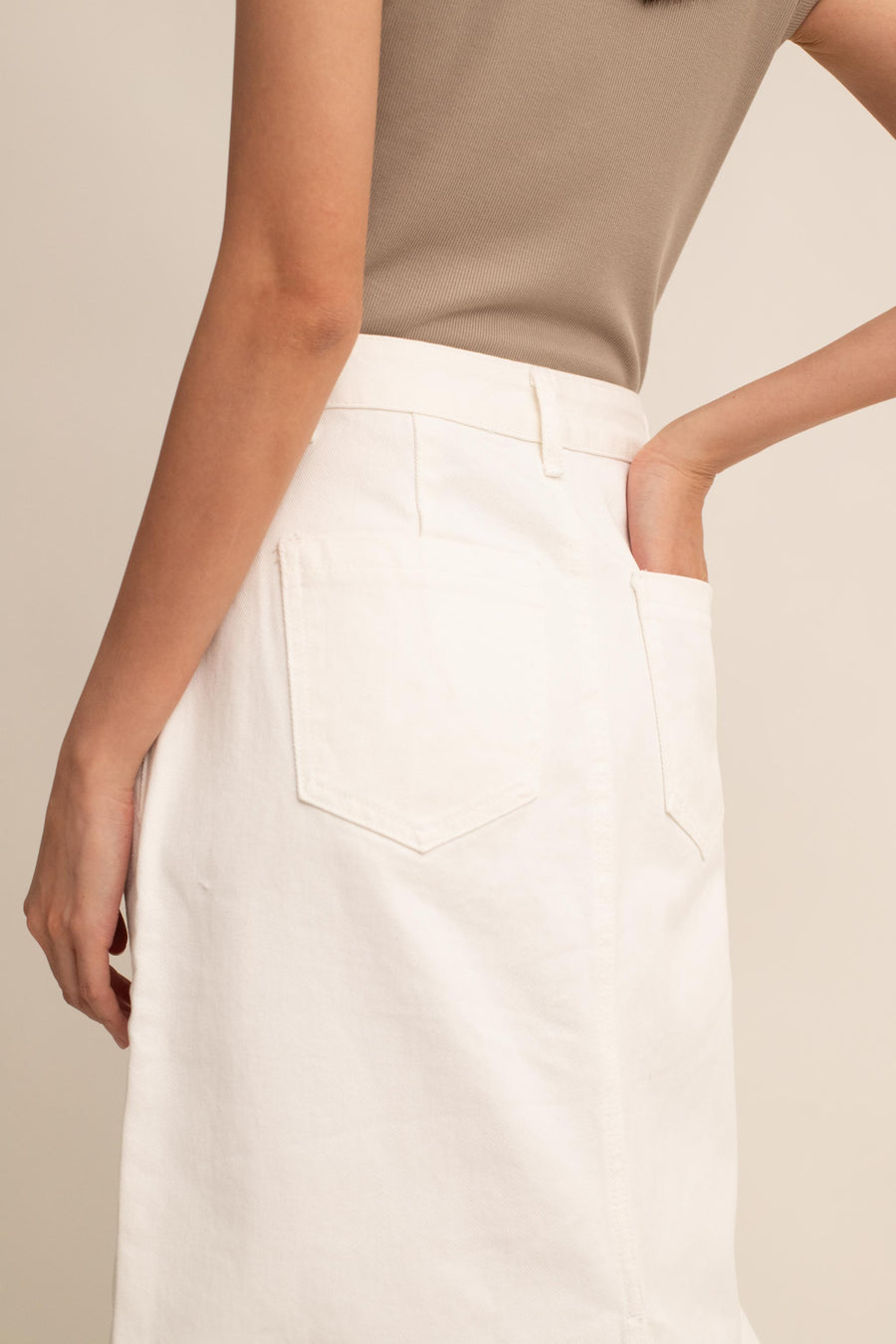 Keira Denim Pencil Skirt
