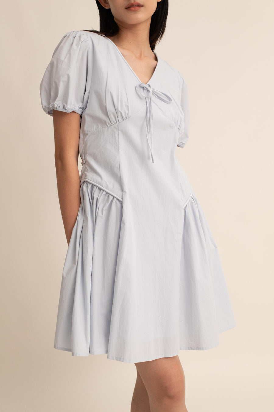 Kersha Midi Puff Dress