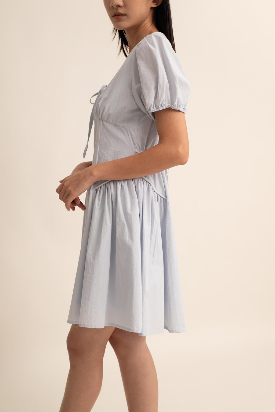 Kersha Midi Puff Dress