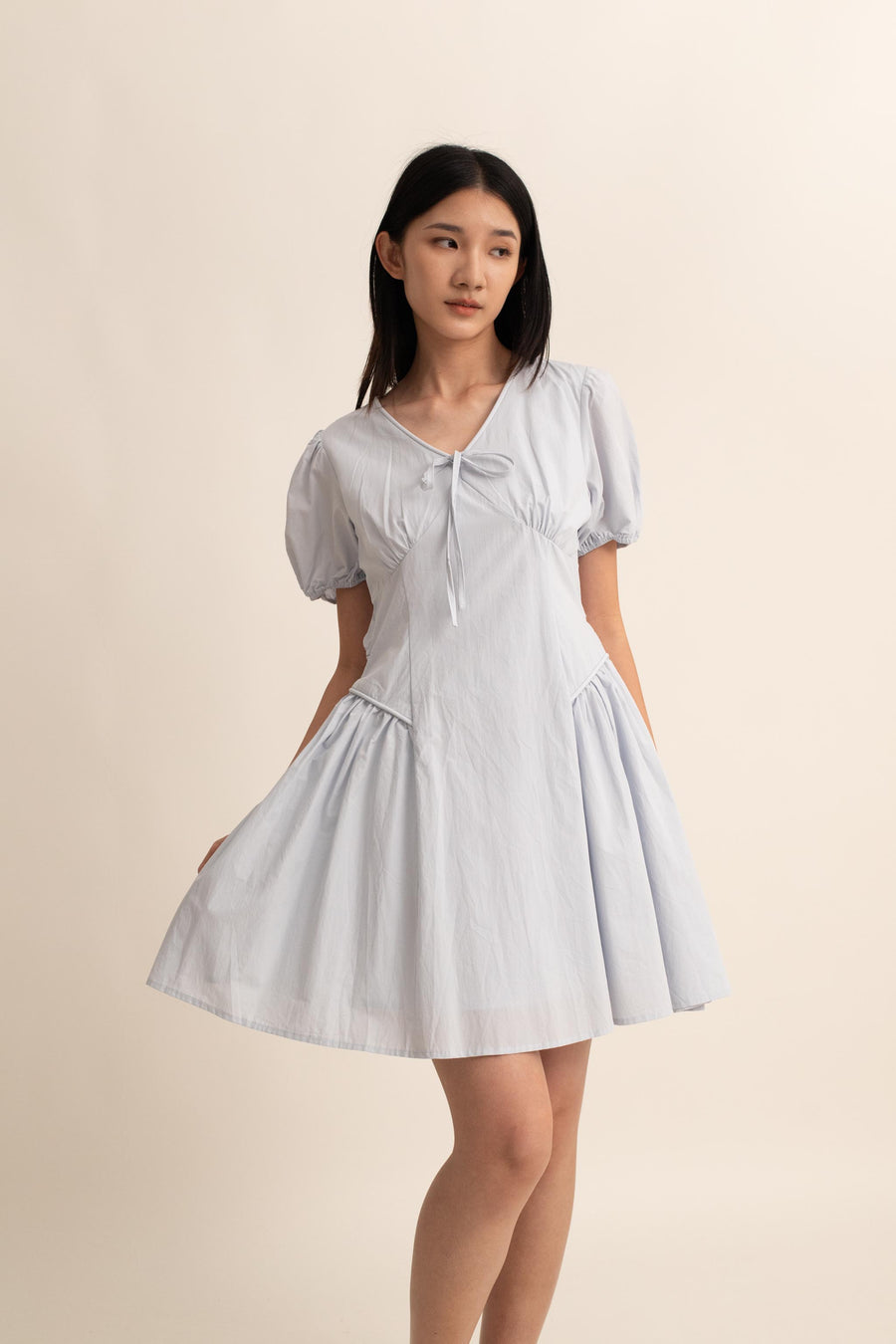 Kersha Midi Puff Dress