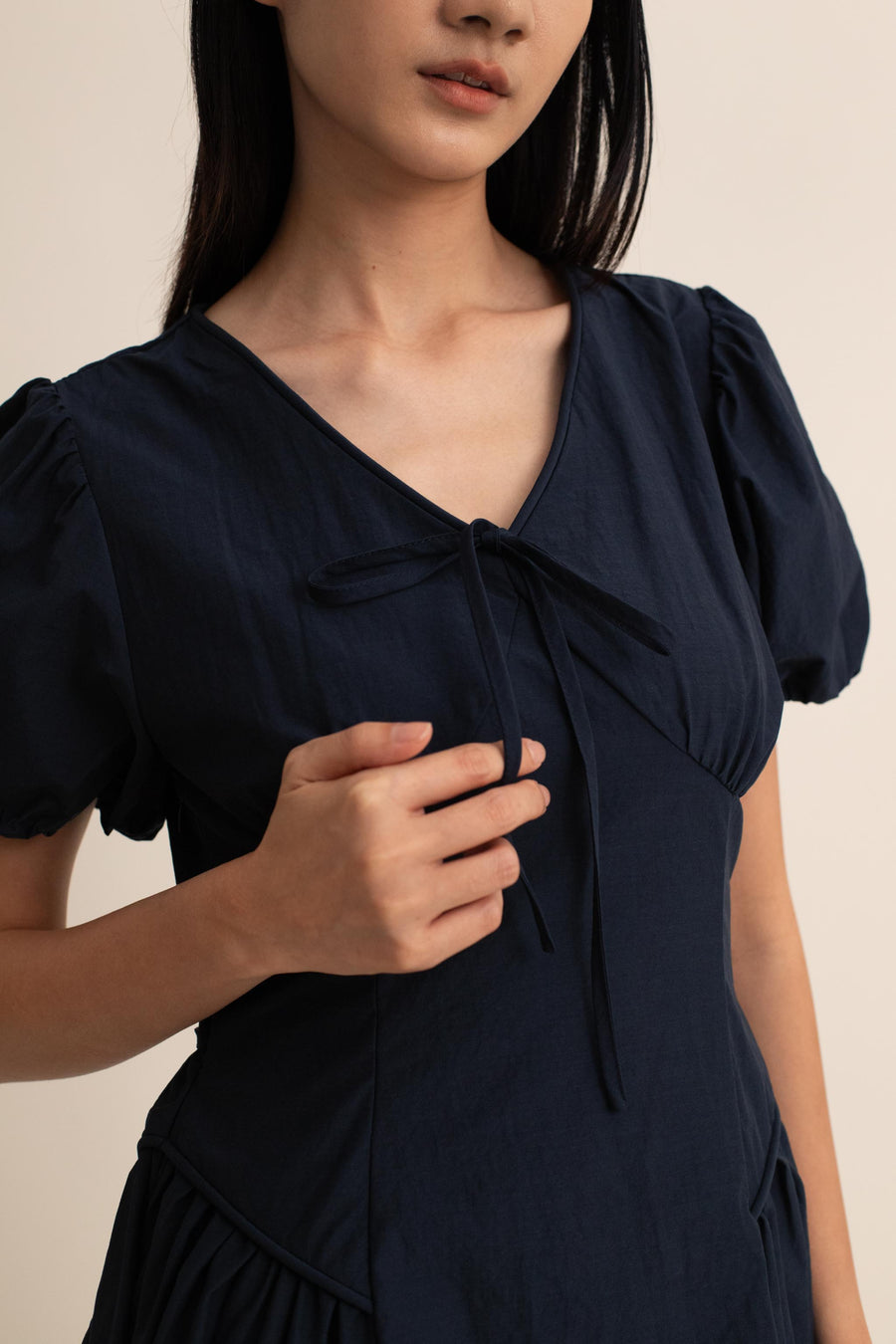 Kersha Midi Puff Dress