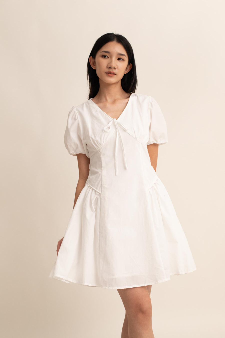 Kersha Midi Puff Dress