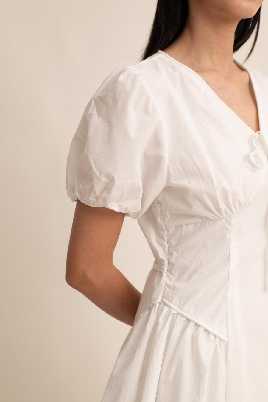 Kersha Midi Puff Dress