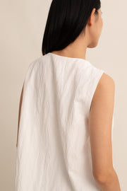 Solenne V-neck Pleated Top