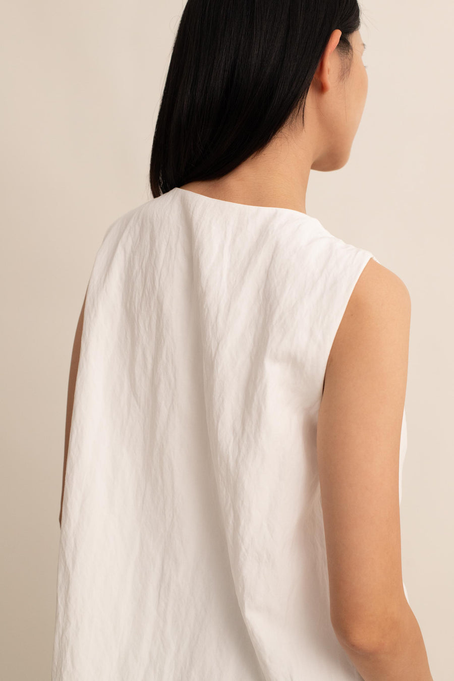 Solenne V-neck Pleated Top