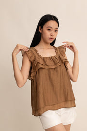 Thea Ruffle Top
