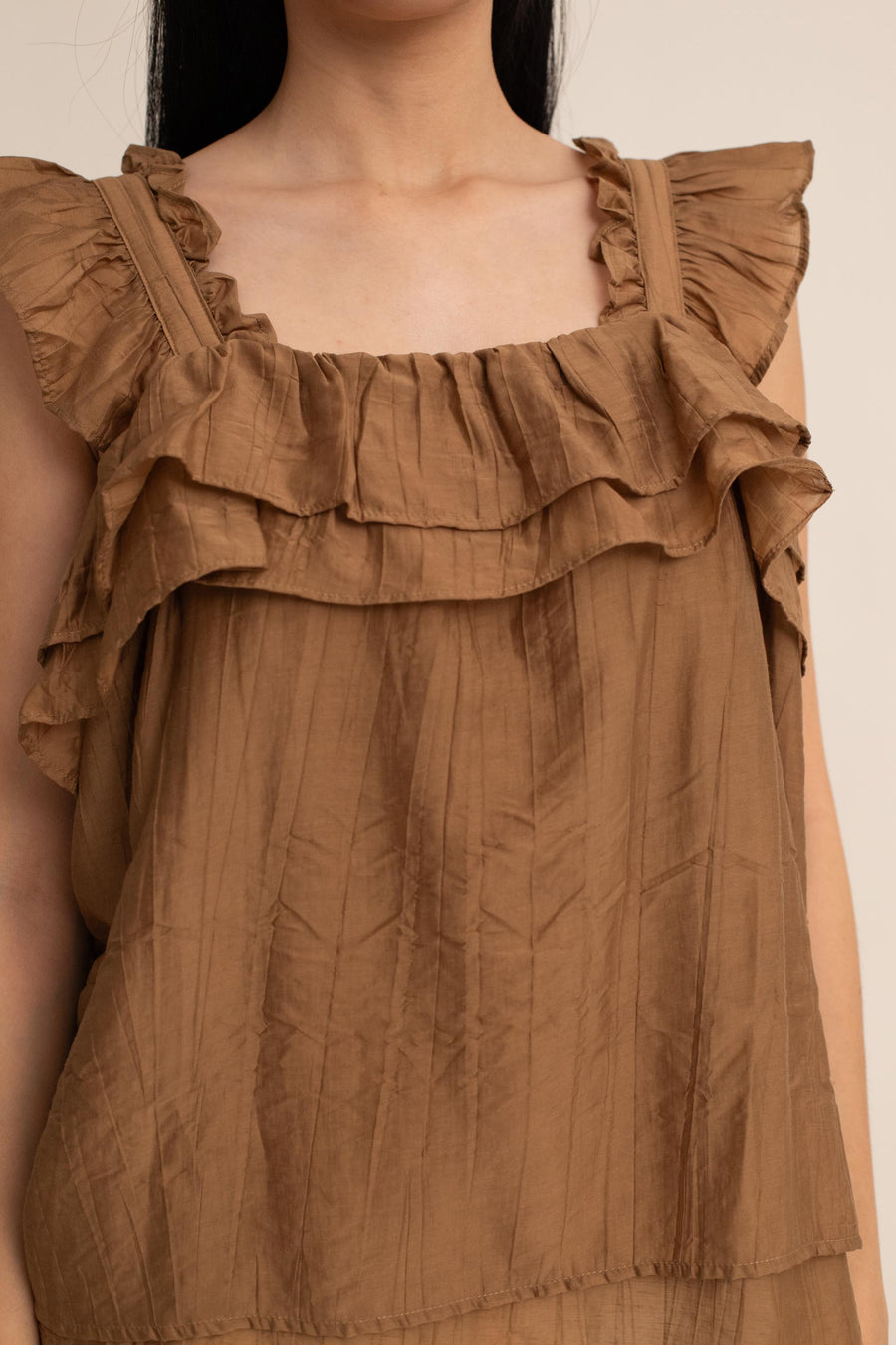 Thea Ruffle Top
