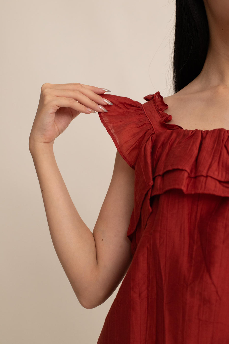 Thea Ruffle Top