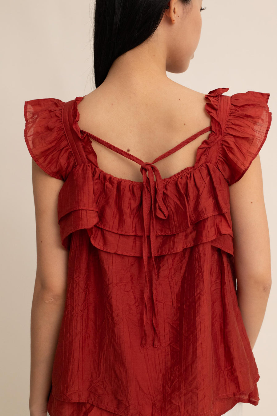 Thea Ruffle Top